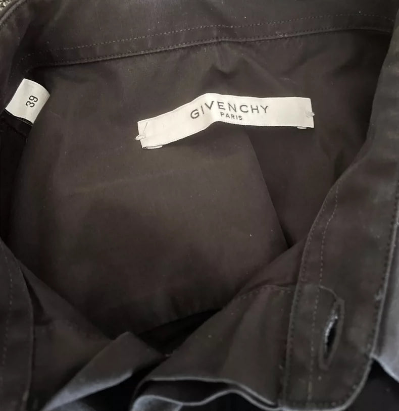 Givenchy Shark Print Long Sleeve Shirt-yf