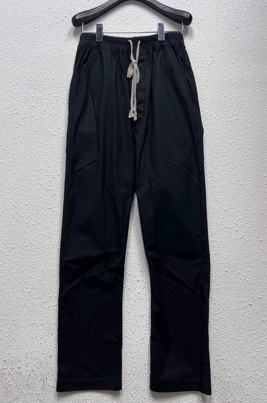 Black Drawstring Trousers by Rick Owens