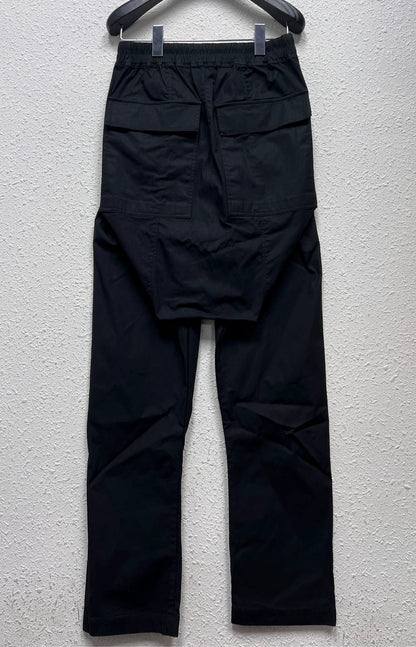 Black Drawstring Trousers by Rick Owens