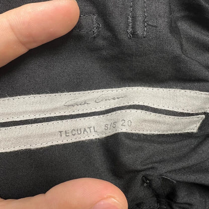 Black Drawstring Trousers by Rick Owens