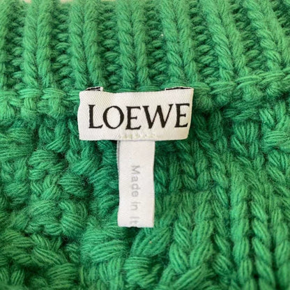 LOEWE Black Green Color Block Sweater