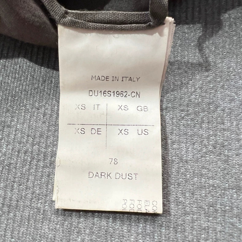 Brown Hooded Long Coat by Rick Owens