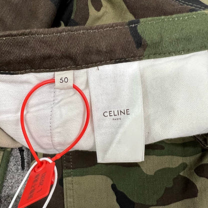 Celine Camouflage Pocket Work Pants