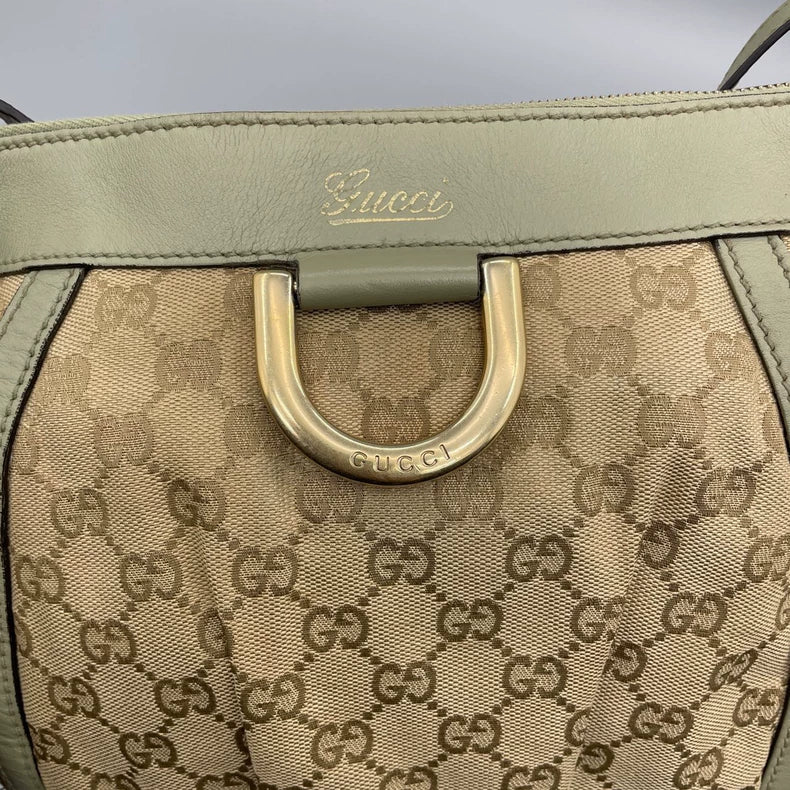 Gucci Vintage Canvas Crossbody Bag