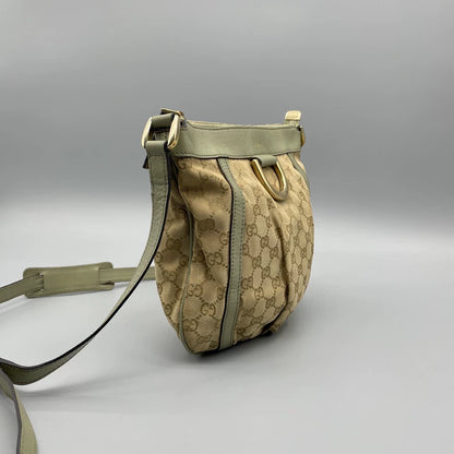 Gucci Vintage Canvas Crossbody Bag