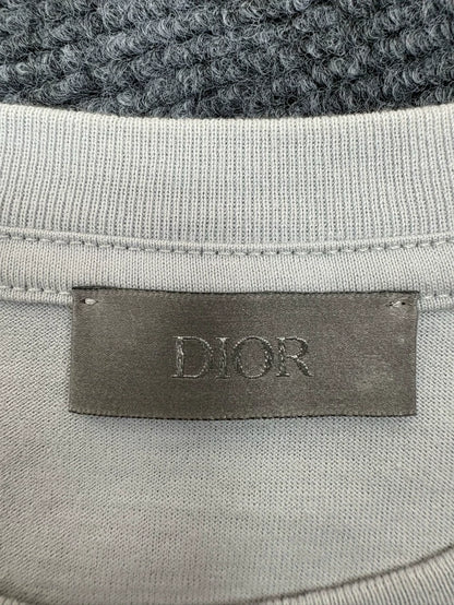 Dior Heart Embroidery Logo Short Sleeve T-Shirt
