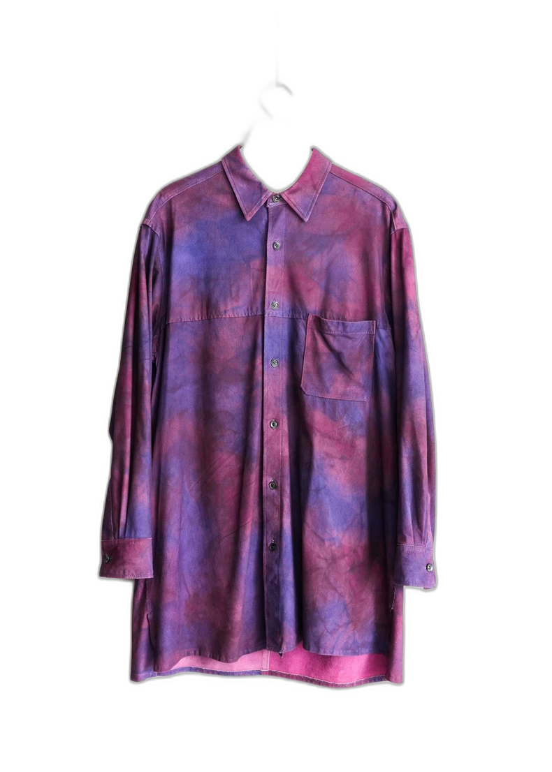 Unique Leather Shirt by Yohji Yamamoto