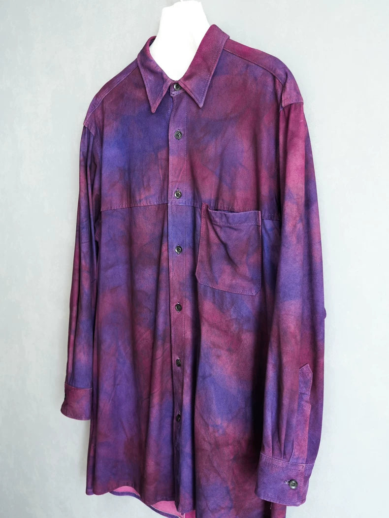 Unique Leather Shirt by Yohji Yamamoto