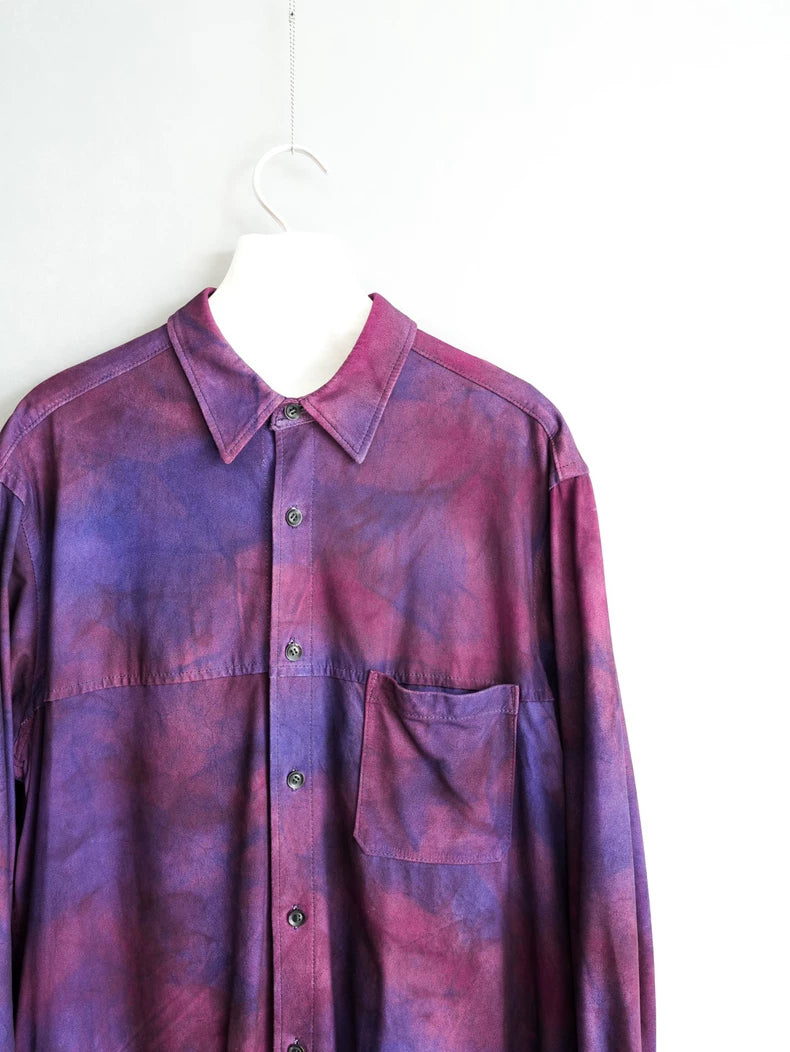 Unique Leather Shirt by Yohji Yamamoto