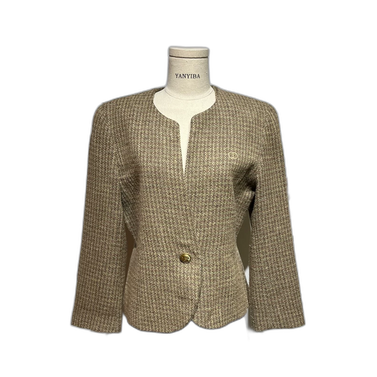 Vintage Dior Silk Wool Blazer Jacket