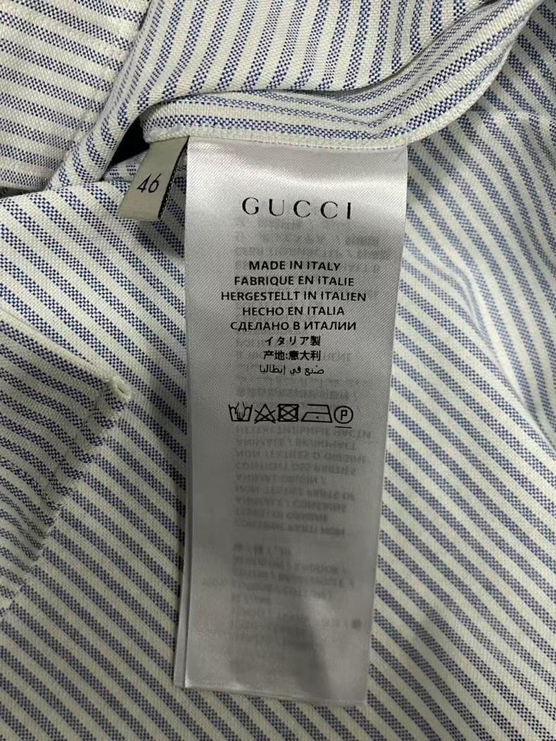 Gucci Striped Long Sleeve Shirt