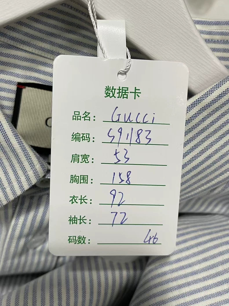 Gucci Striped Long Sleeve Shirt