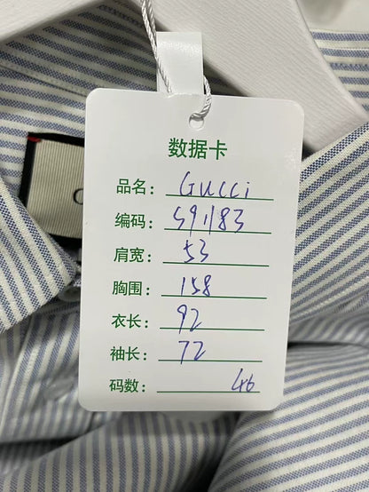 Gucci Striped Long Sleeve Shirt