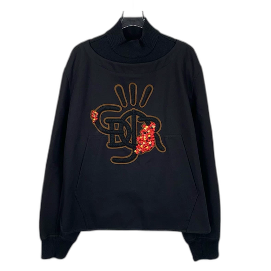 Dior x Travis Scott Black High Neck Sweatshirt