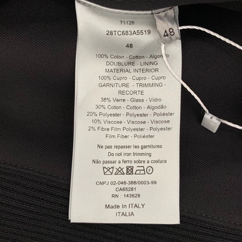 Dior x Travis Scott Black High Neck Sweatshirt