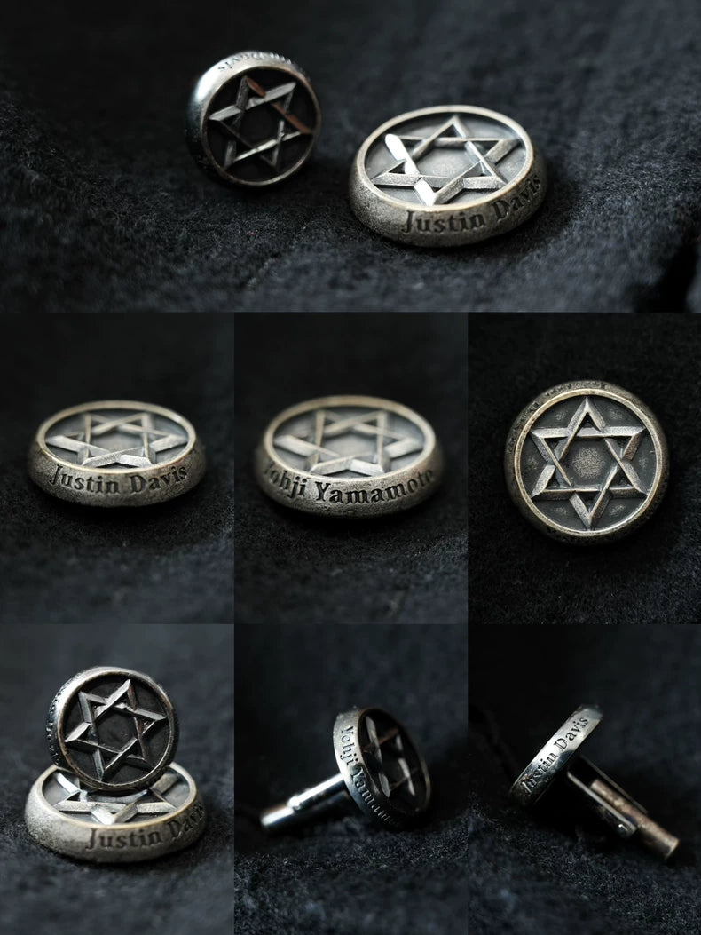 Yohji Yamamoto Black Jacket with Silver Buttons