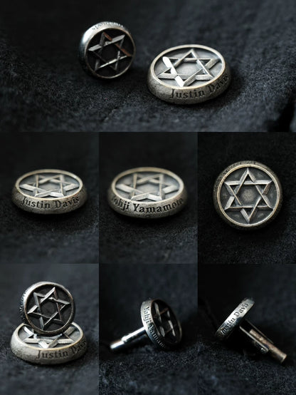 Yohji Yamamoto Black Jacket with Silver Buttons