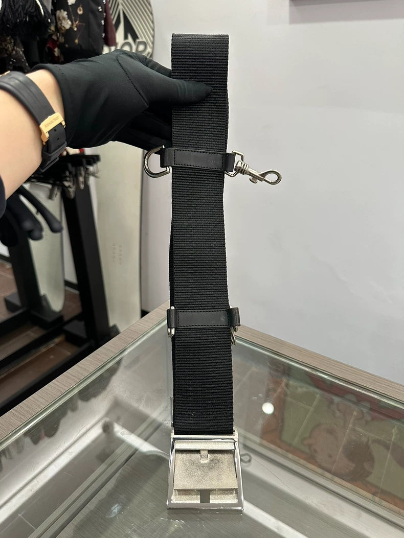 Classic Chanel Double C Black Belt