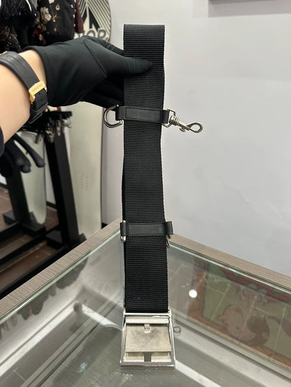 Classic Chanel Double C Black Belt