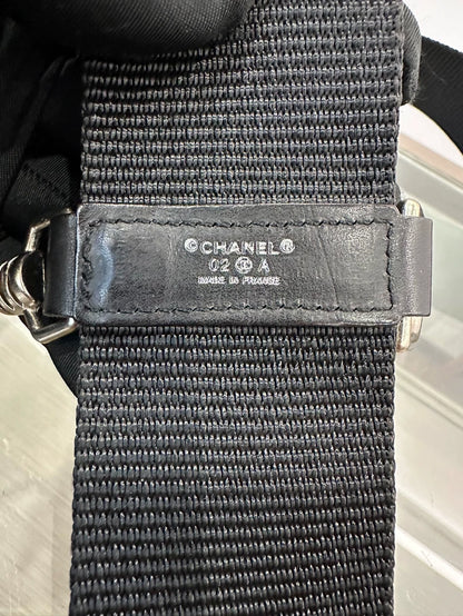 Classic Chanel Double C Black Belt