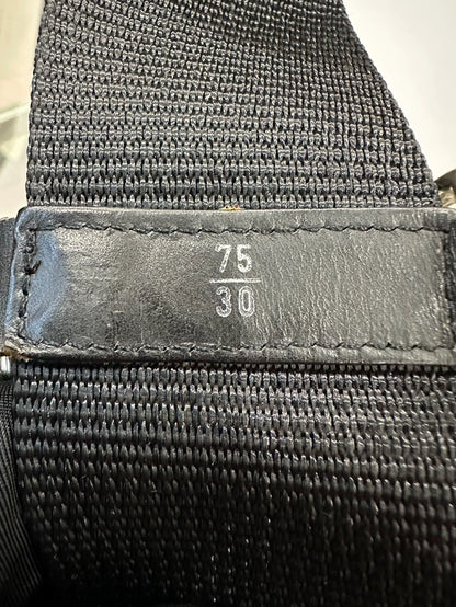 Classic Chanel Double C Black Belt