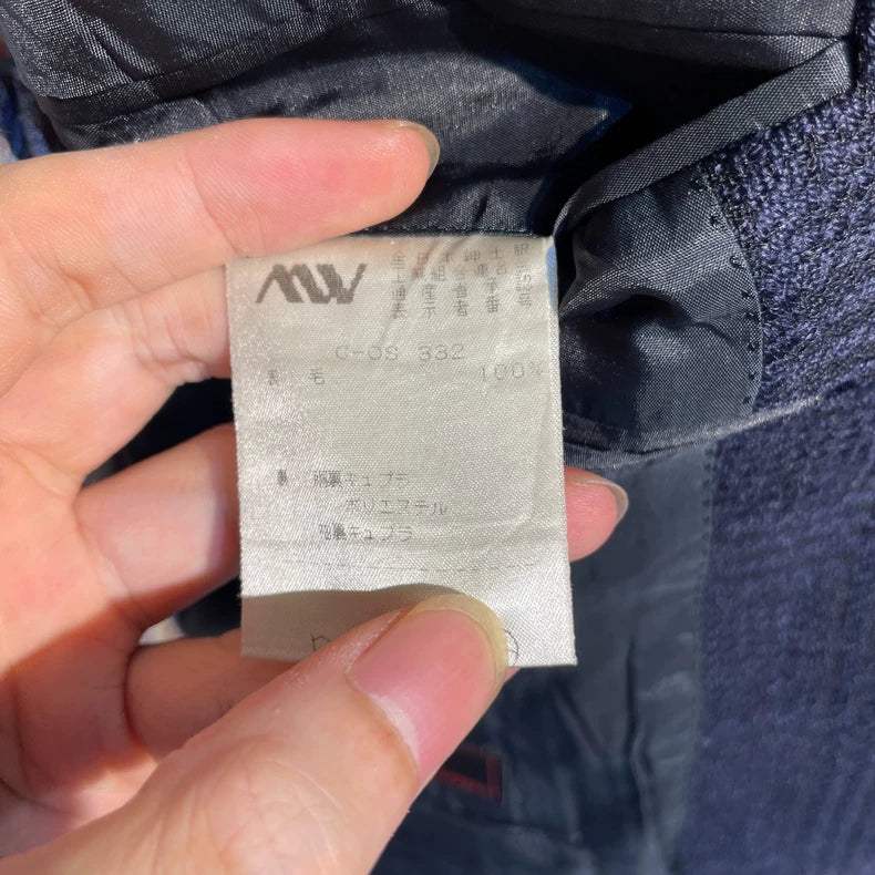 Vintage Black Purple Houndstooth Suit Jacket