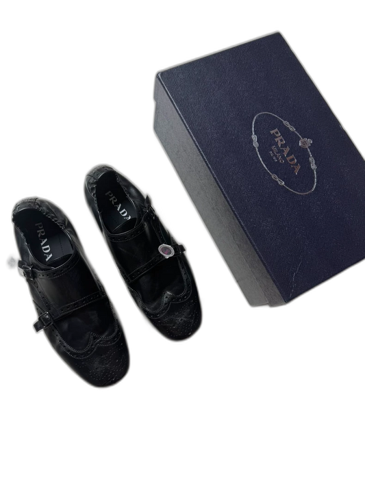 Prada Double Monk Shoes Size 7