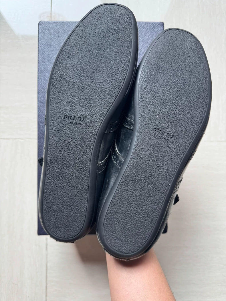 Prada Double Monk Shoes Size 7