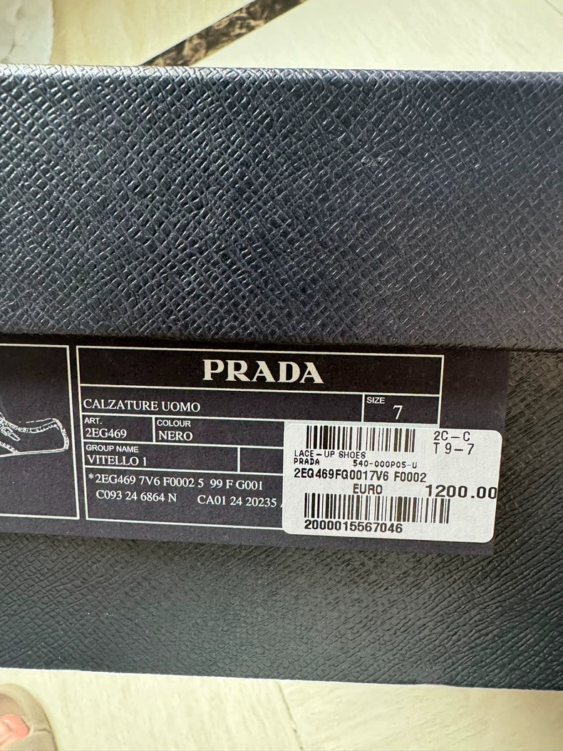 Prada Double Monk Shoes Size 7