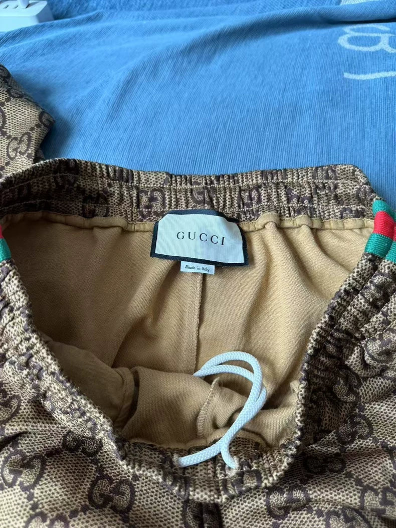 Gucci All Over Print Sports Pants