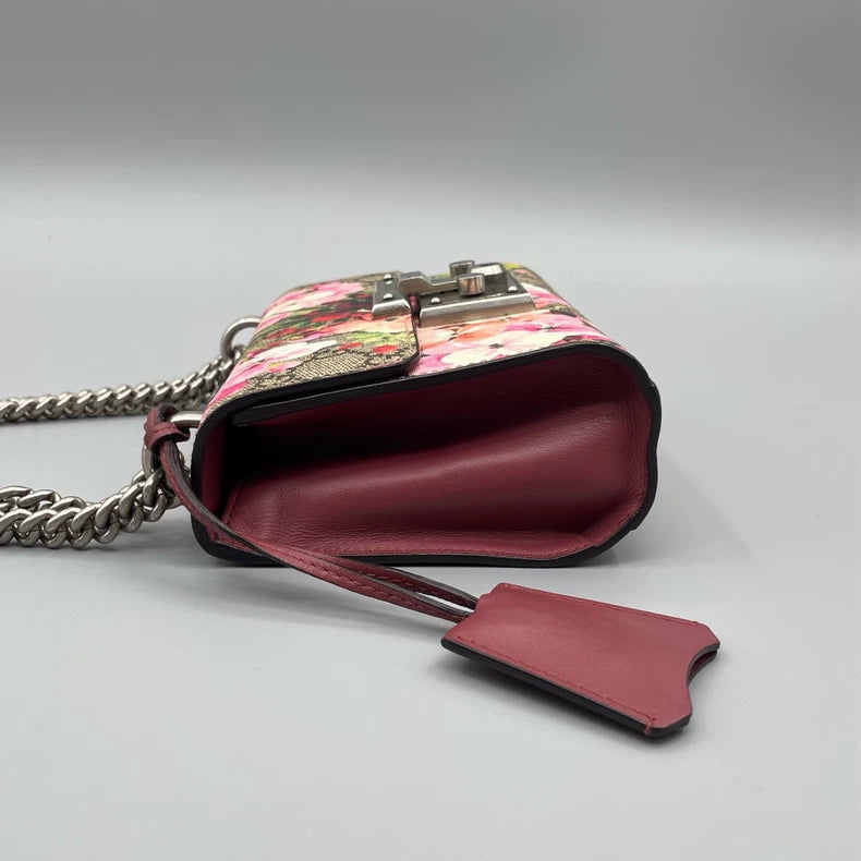 Gucci Floral Chain Shoulder Bag