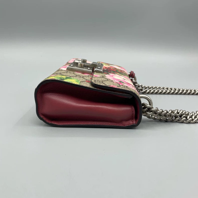 Gucci Floral Chain Shoulder Bag