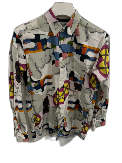 KAWS CDG Collaborative Button-Up Shirt