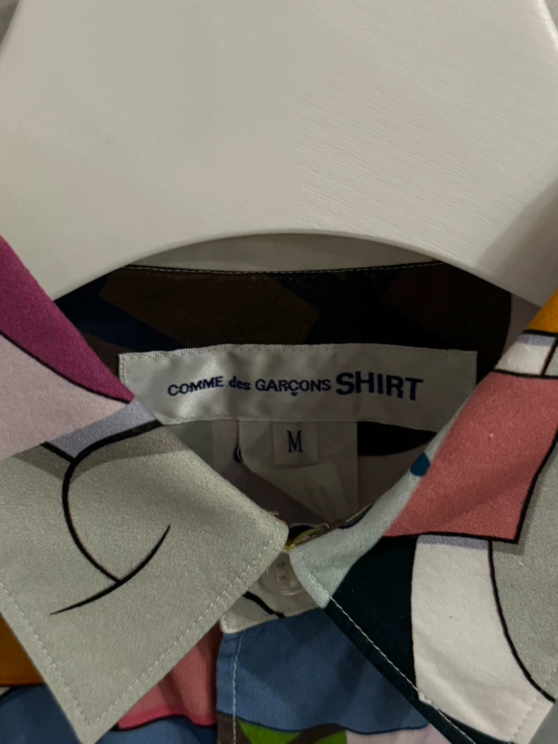 KAWS CDG Collaborative Button-Up Shirt