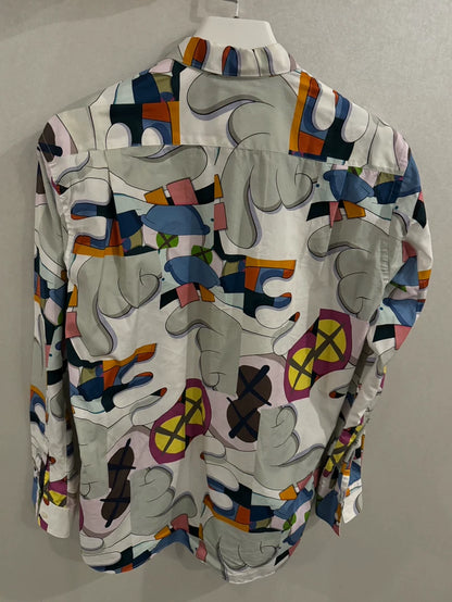 KAWS CDG Collaborative Button-Up Shirt