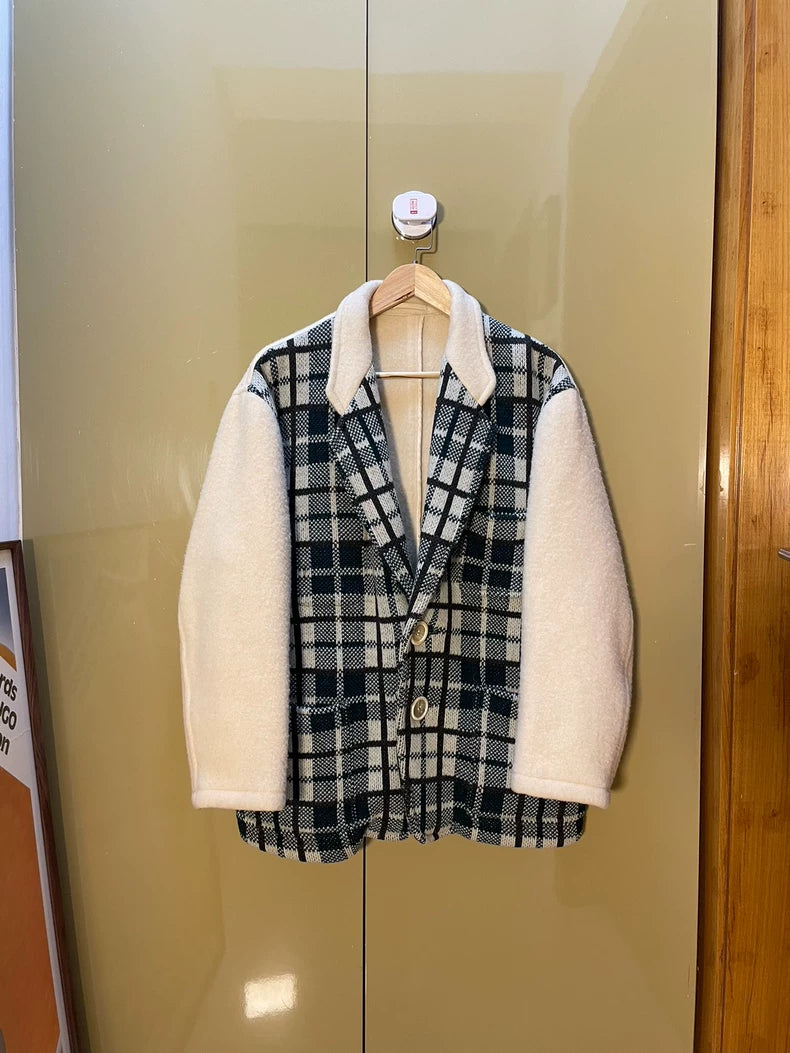Comme des Garcons 80s Plaid Blazer