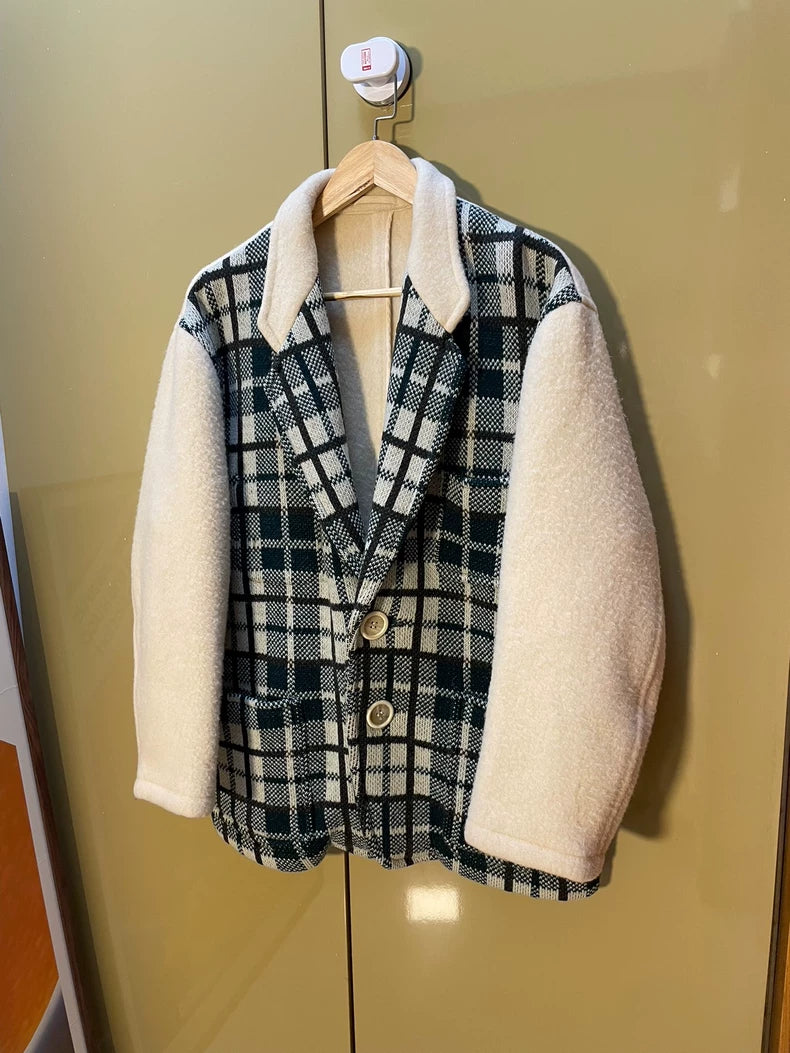 Comme des Garcons 80s Plaid Blazer