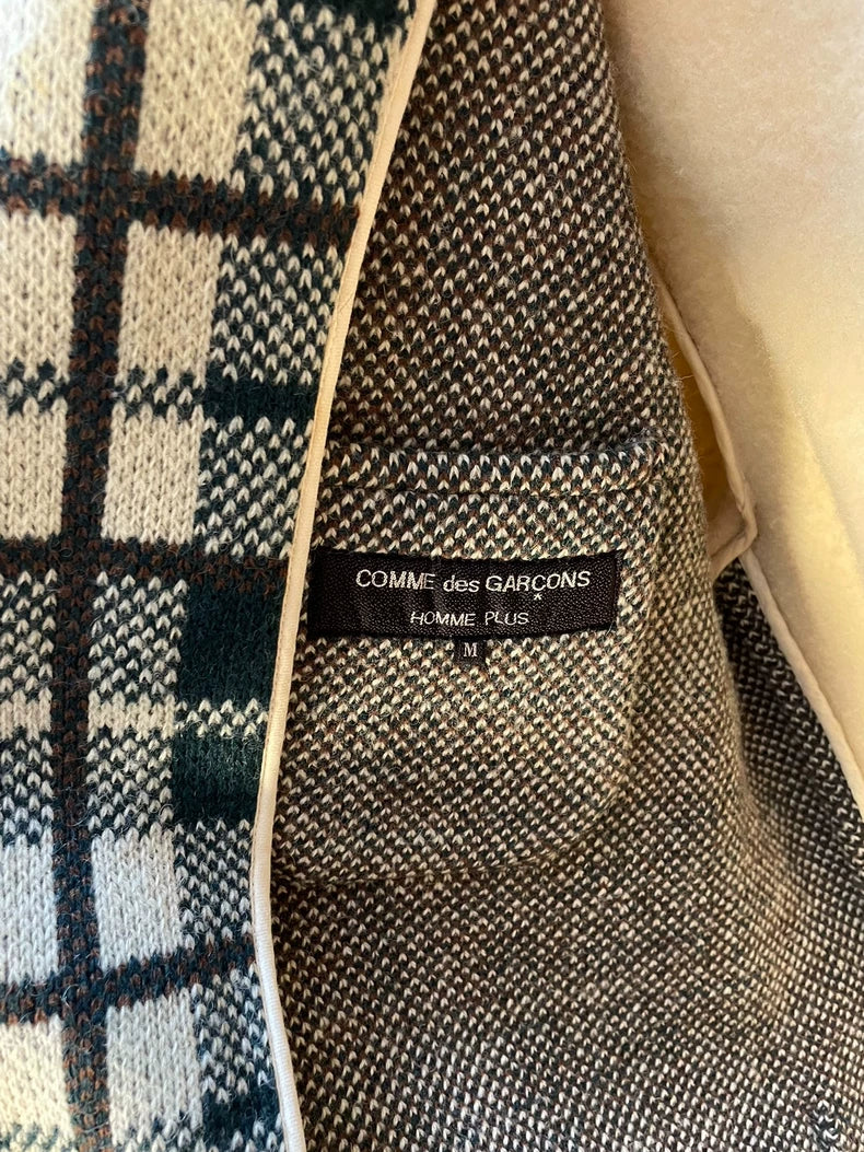 Comme des Garcons 80s Plaid Blazer