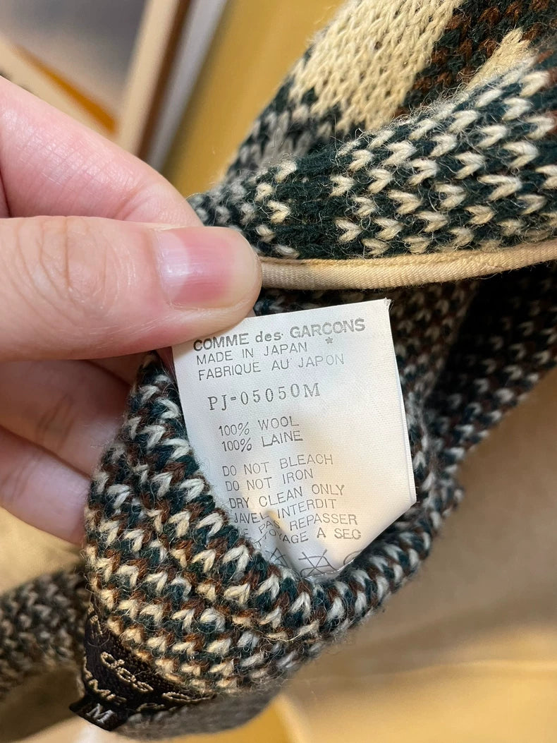 Comme des Garcons 80s Plaid Blazer