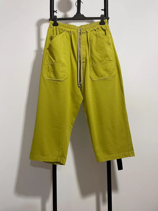 Rick Owens Wide Leg Cropped Pants