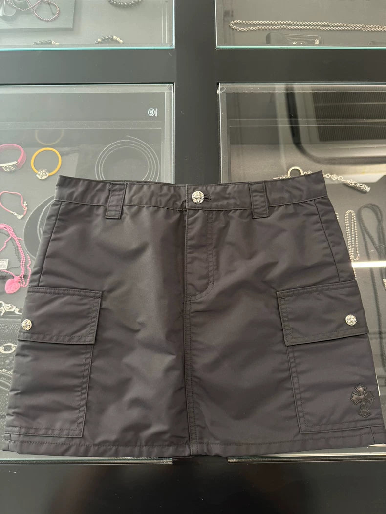 Chrome Hearts Nylon Cargo Mini Skirt-yf