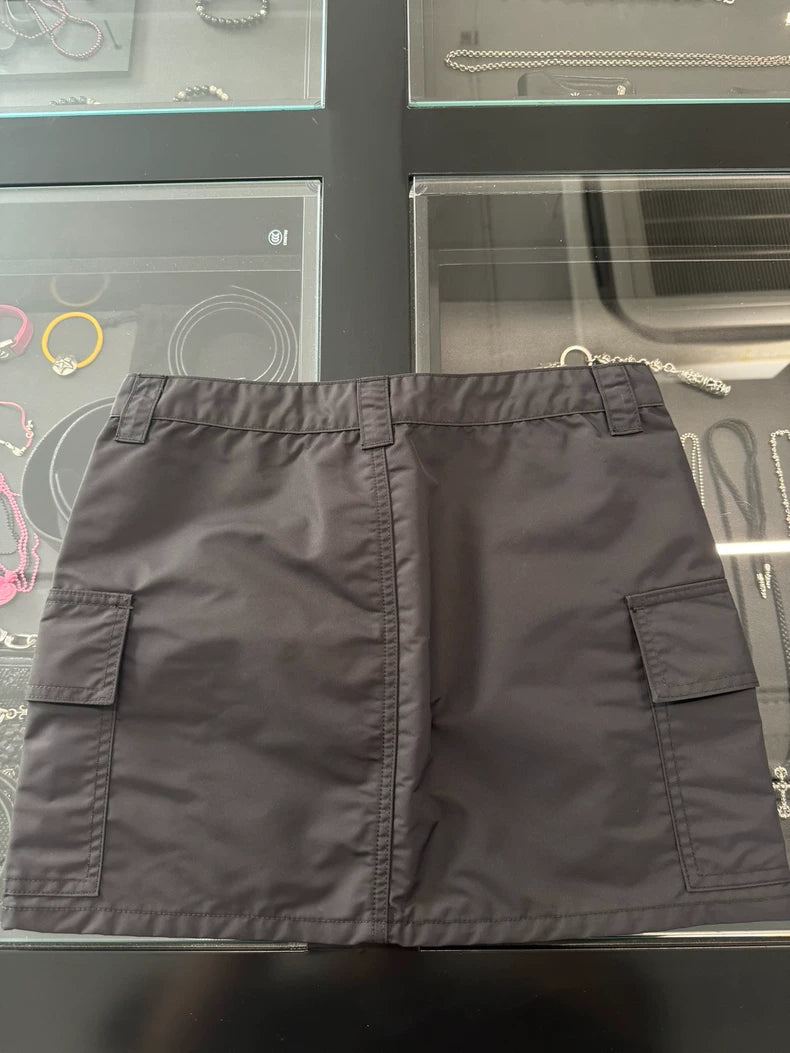 Chrome Hearts Nylon Cargo Mini Skirt-yf