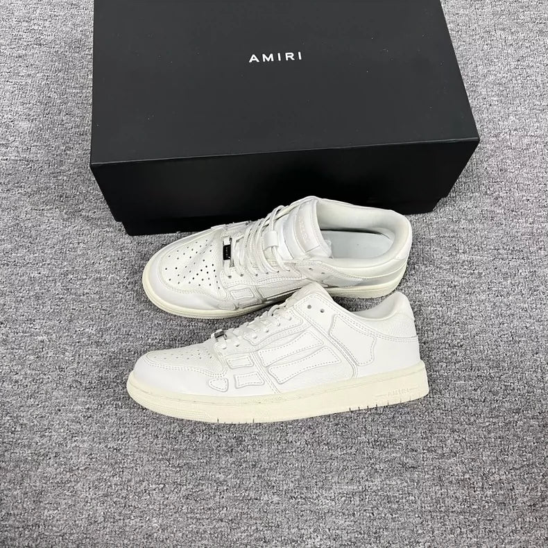 Amiri Skel Top-Low Bone Sneakers