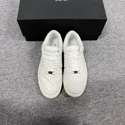 Amiri Skel Top-Low Bone Sneakers