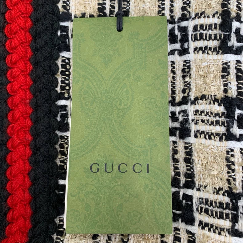 Gucci Colorful Tweed Button-Up Jacket