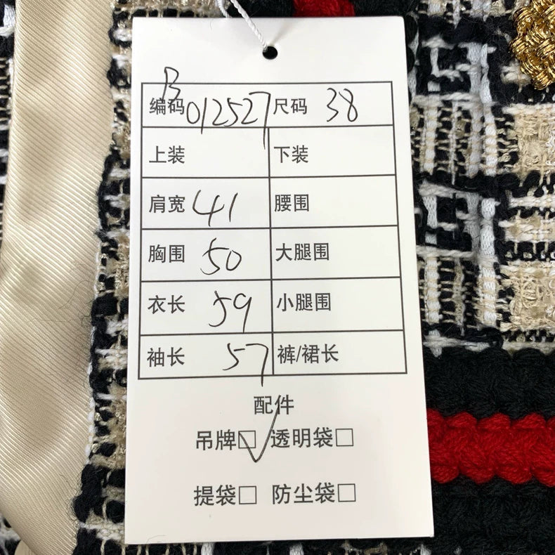 Gucci Colorful Tweed Button-Up Jacket