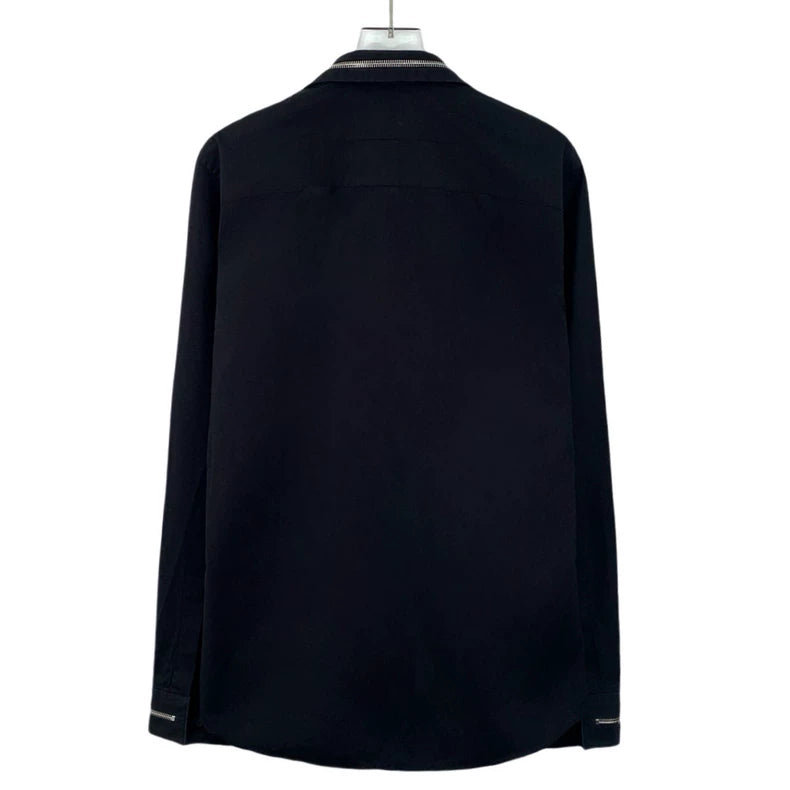 Givenchy Black Long Sleeve Cotton Shirt