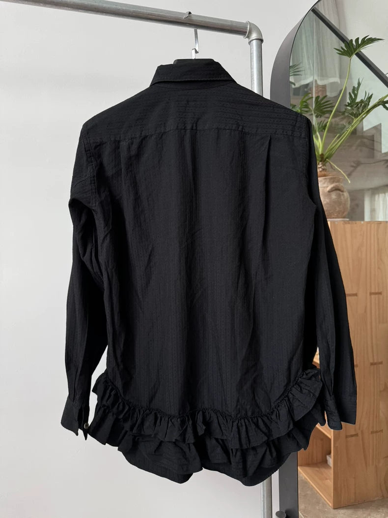 COMME DES GARCONS HOMME PLUS SS14 Ruffled Shirt