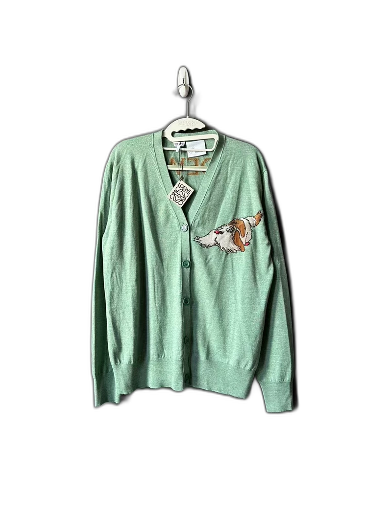 Loewe Green Cardigan from Howl's Moving Castle