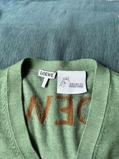 Loewe Green Cardigan from Howl's Moving Castle